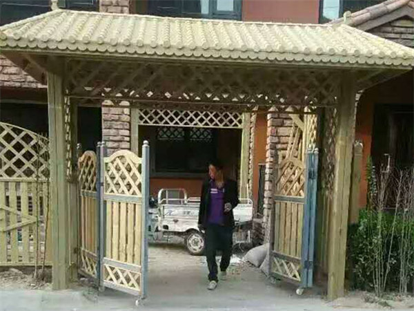 石家庄防腐木凉亭